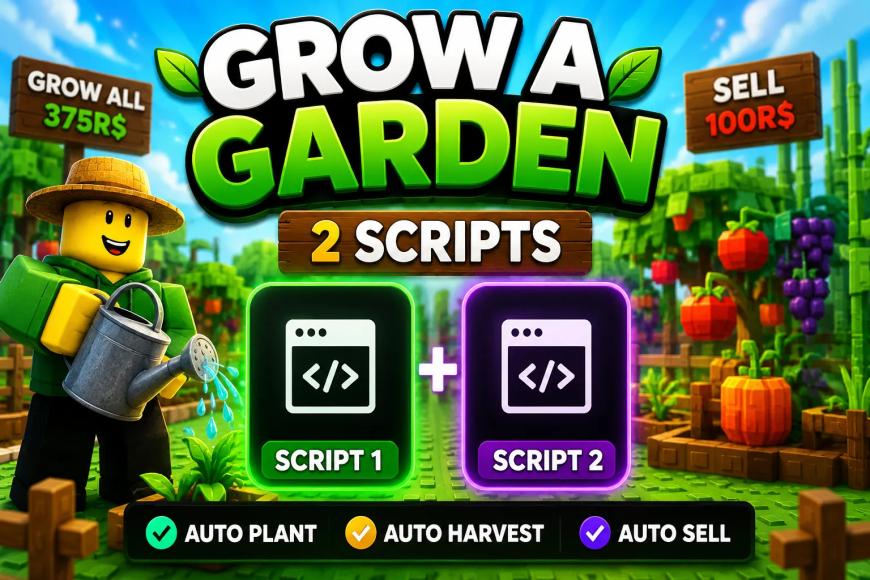 Grow a Garden 2 Scripts (2026) Auto Farm, Auto Harvest & More [GAG 2 Scripts]