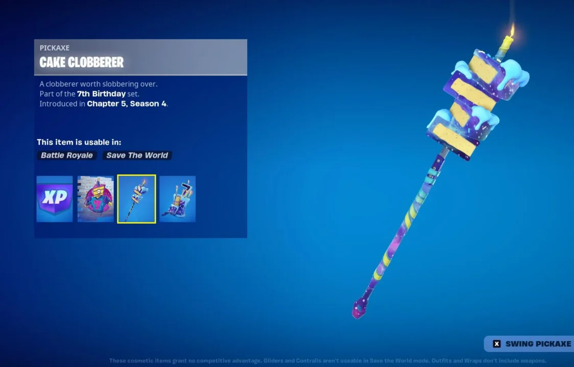 Every Birthday Quest Reward in Fortnite