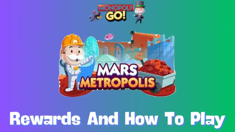 Mars Metropolis monopoly Go