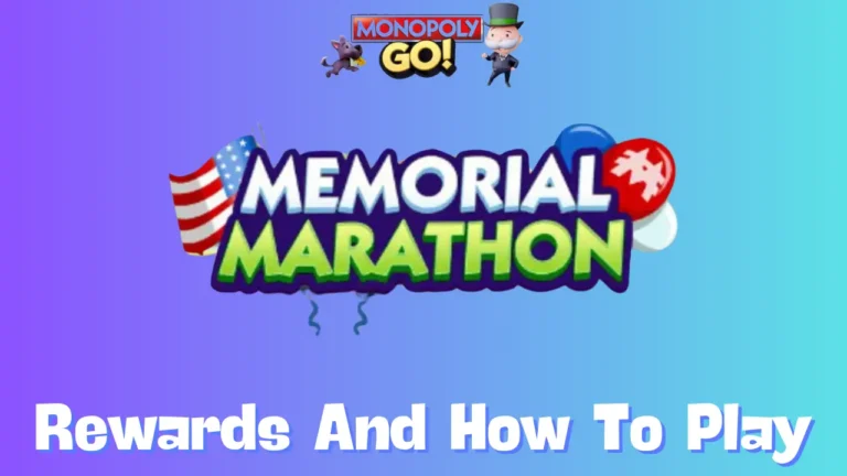 Memorial Marathon Monopoly Go