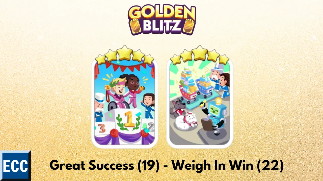 Great Success and Weigh-In Win For Golden Blitz (September 11)