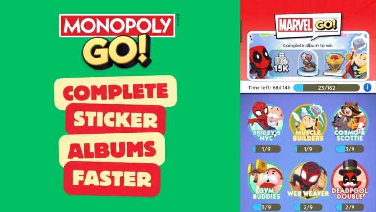 how to complete sticker albums faster in monopoly go