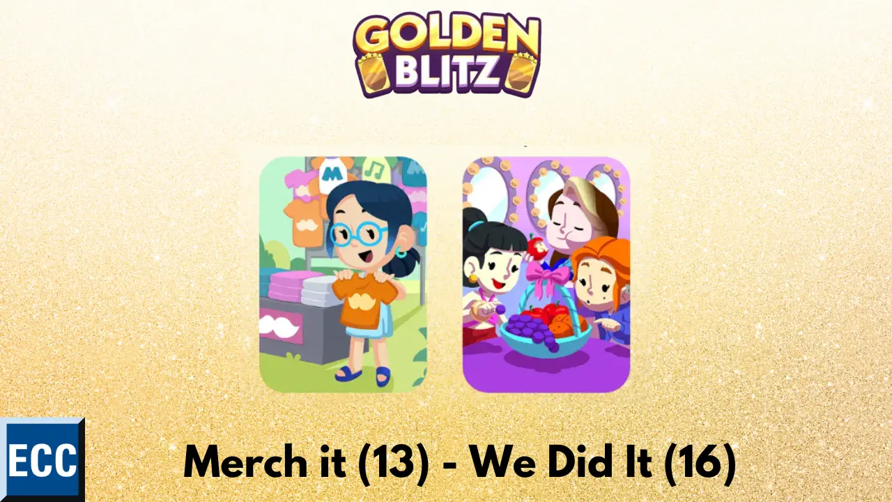 Merch It and We Did It For Golden Blitz (April 11)