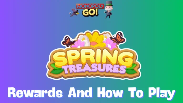 spring treasures monopoly go