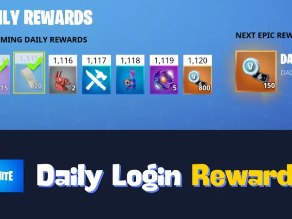 Daily Login Rewards List With V-Bucks In Fortnite