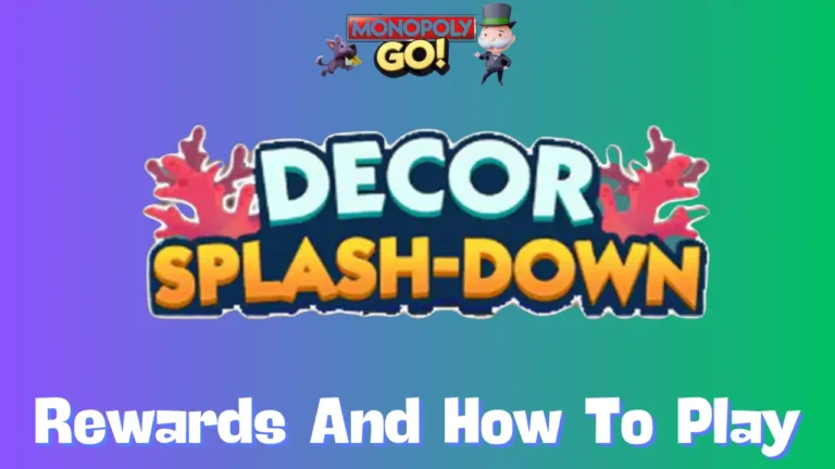 Decor Splash Down Monopoly Go