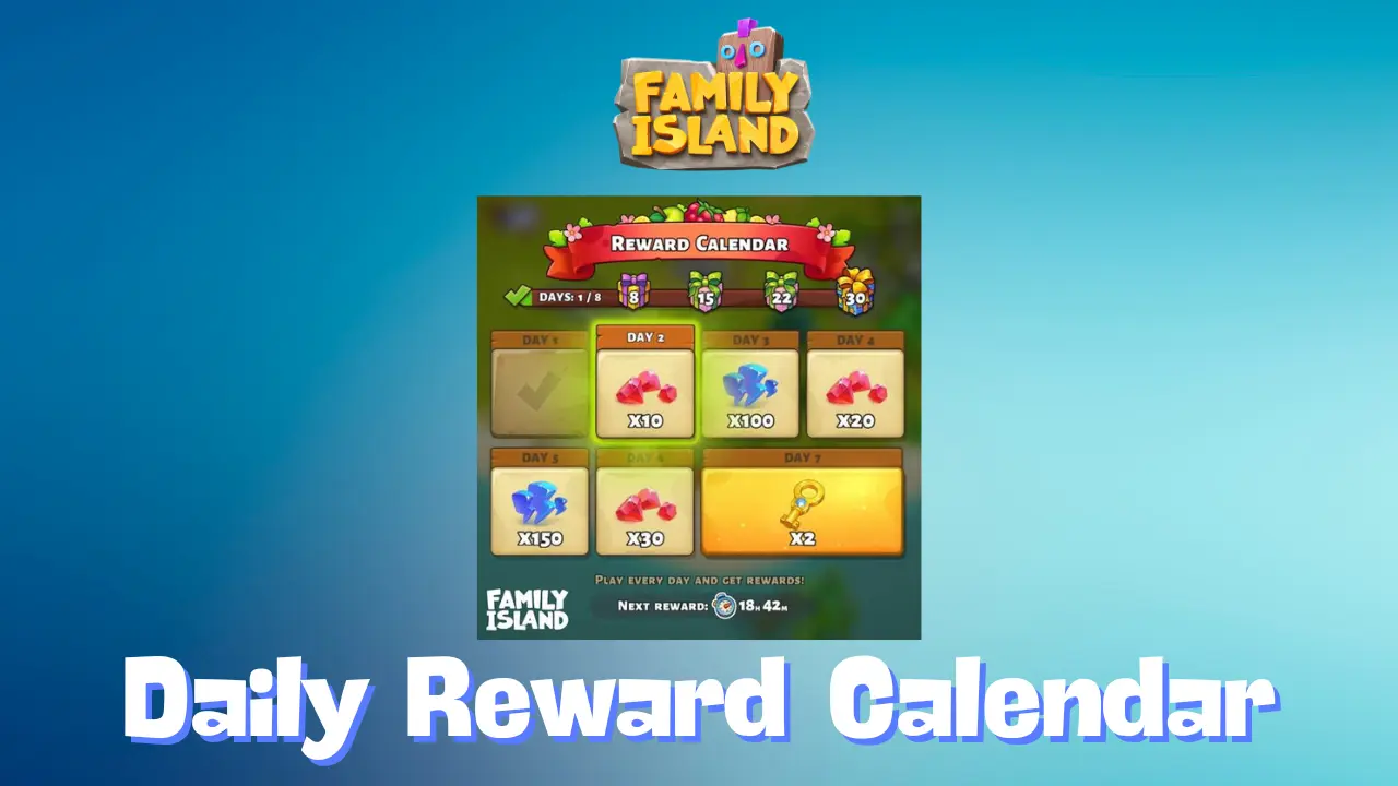 Family Island Daily Reward Calendar