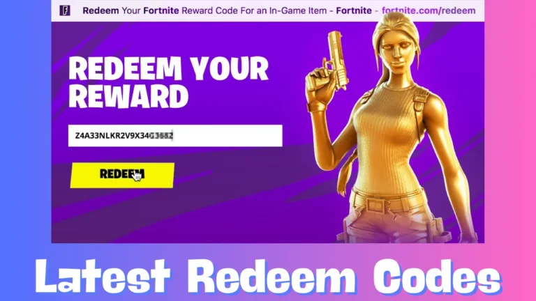 Latest Fortnite Redeem Codes For Free Rewards