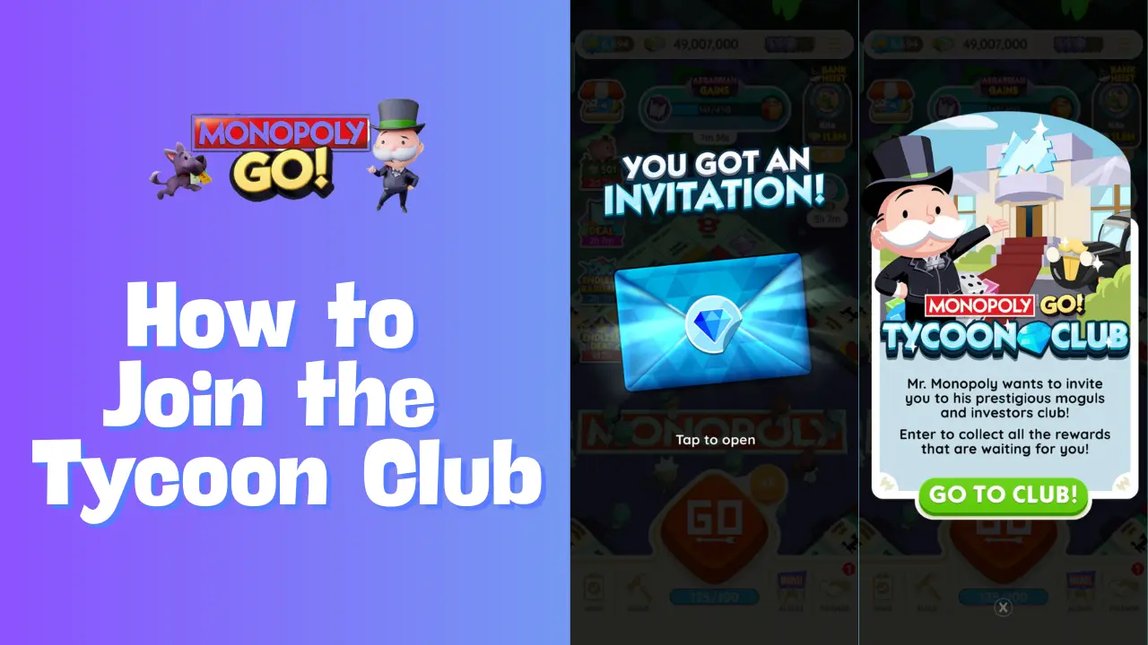 Monopoly Go - How To Join The Tycoon Club