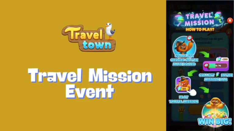 Travel Town Travel Mission Event