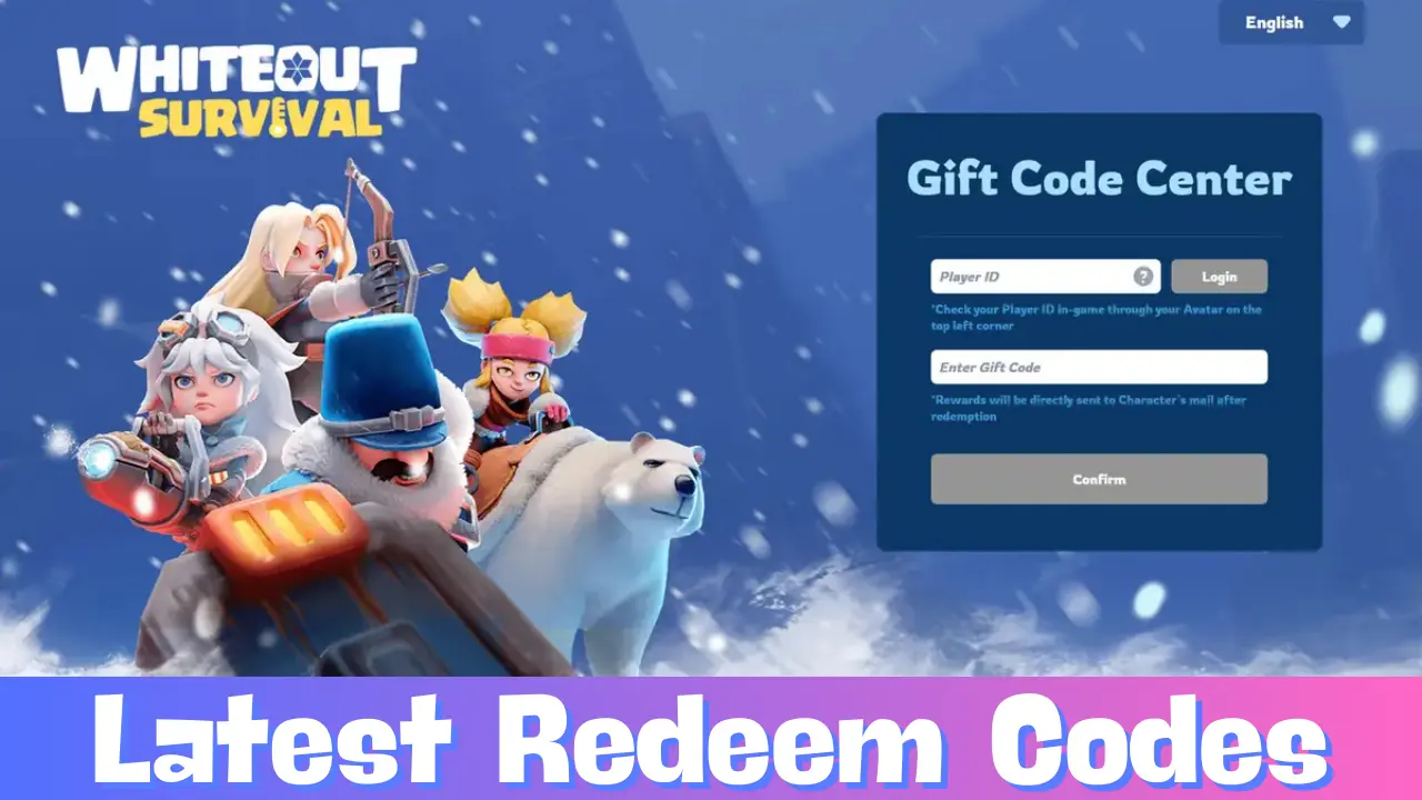 Whiteout Survival Latest Gift Redeem Codes