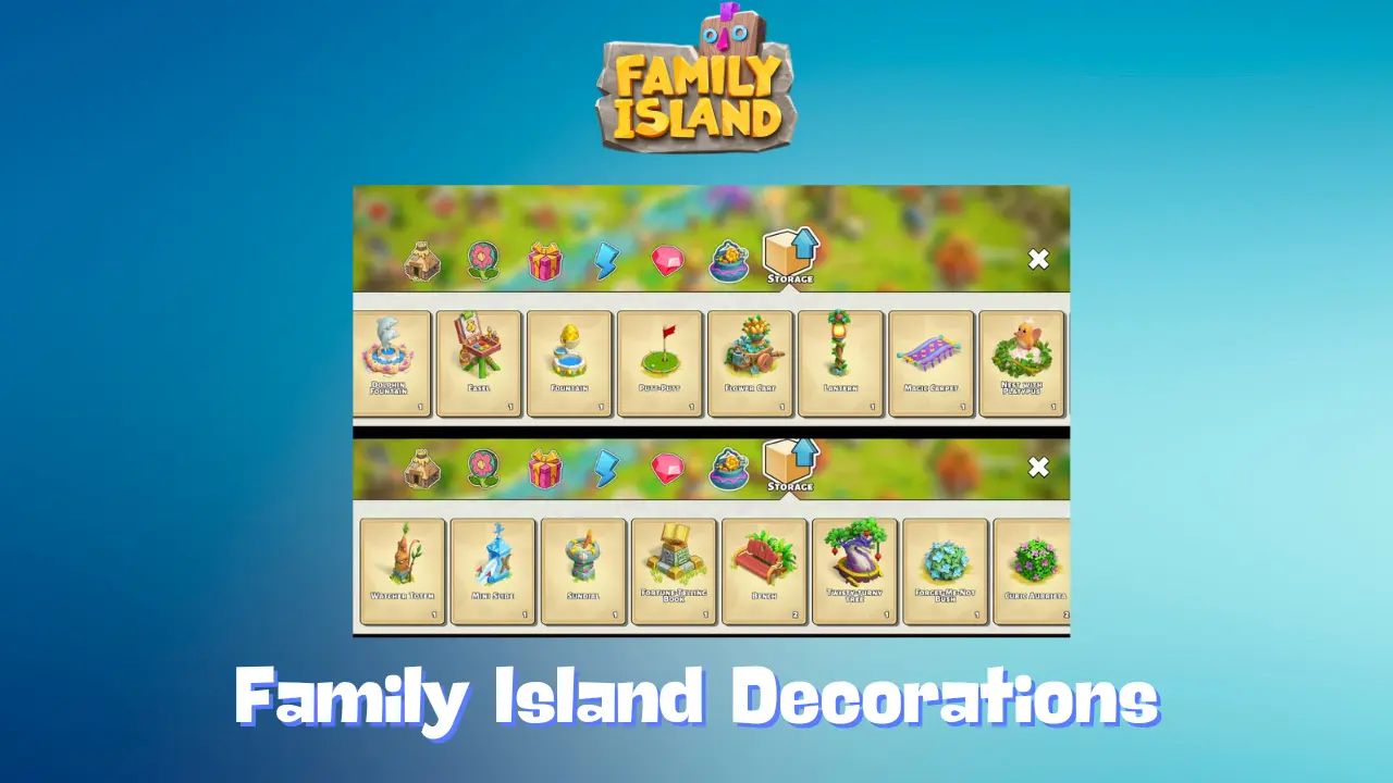 family island decorations