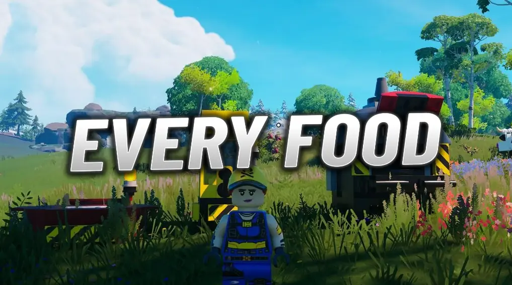 Every Food and Recipe Guide in LEGO Fortnite