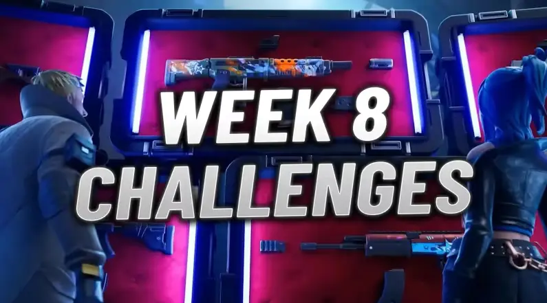 Fortnite Week 8 Quests and Challenges