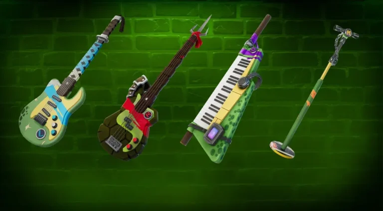 Fortnite x TMNT All Instruments: Prices & How to Unlock Them