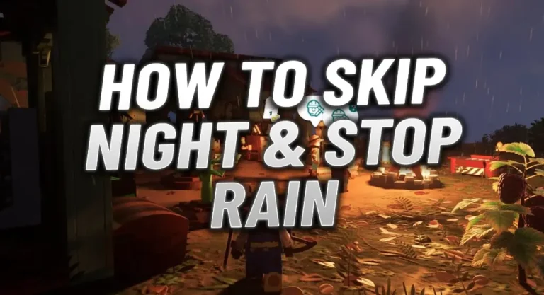 How To Skip the Night and Stop the Rain in LEGO Fortnite