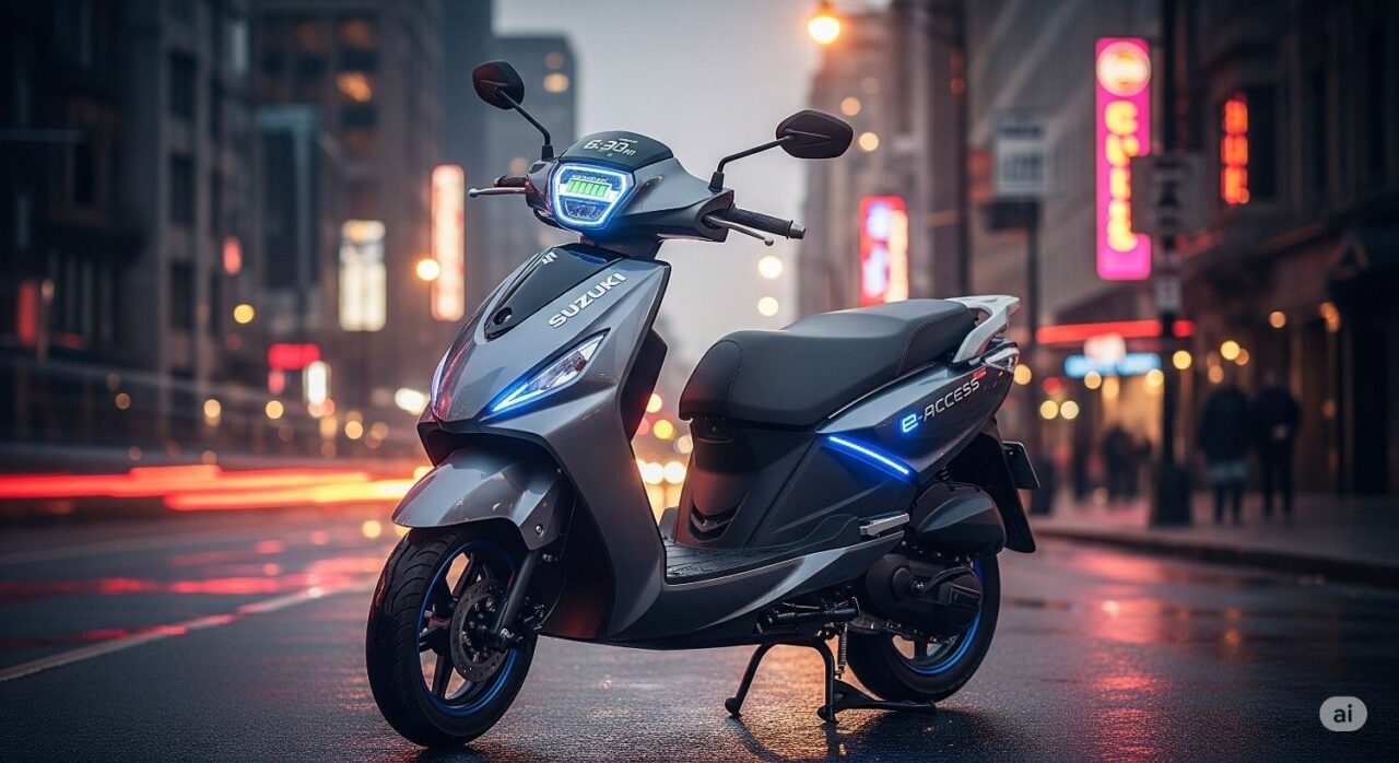 Suzuki e-Access 2025 – Revolutionary Electric Scooter with Smart Tech & Incredible Range! Pre-Order Now!