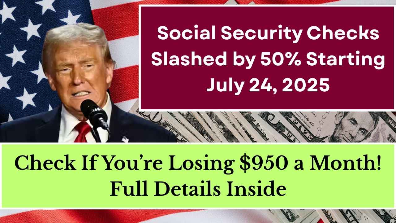 Social Security Checks Slashed by 50% Starting July 24, 2025 - Check If You’re Losing $950 a Month!