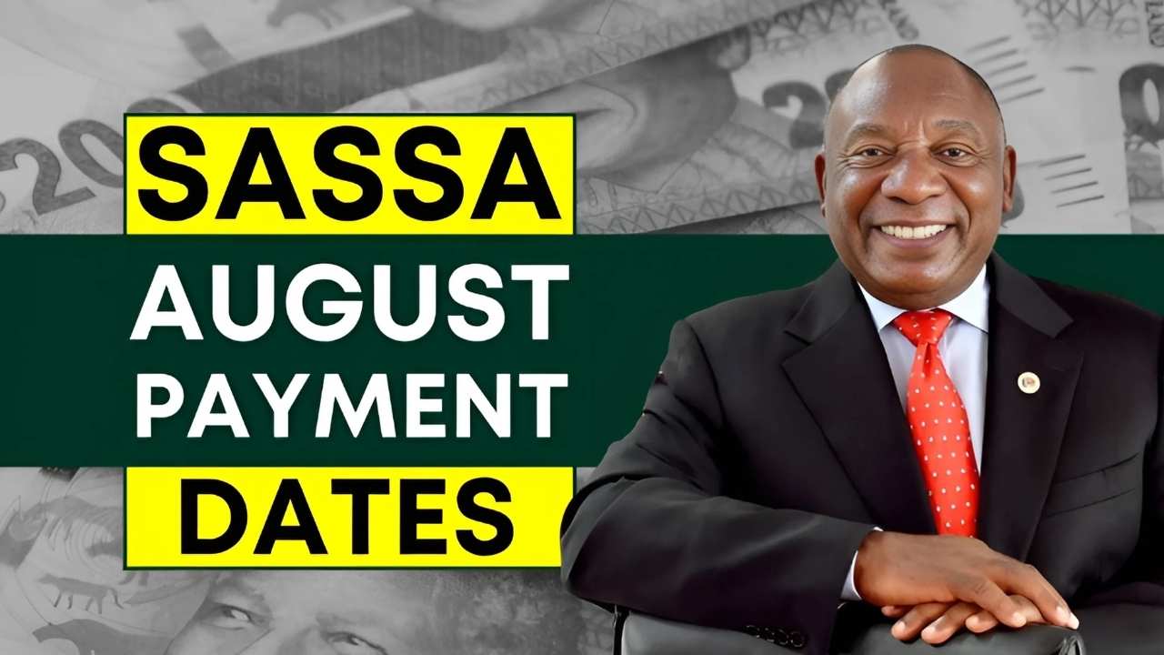 SASSA August 2025 Payment Dates Announced, Check Payout Methods and Grant Rates